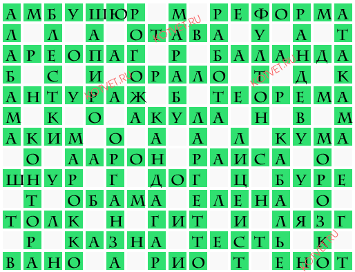 Картина полукругом 7 букв